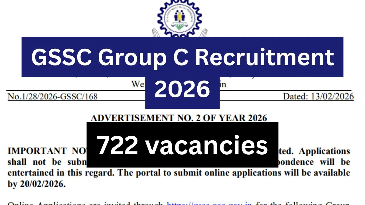 GSSC Group C Recruitment 2026