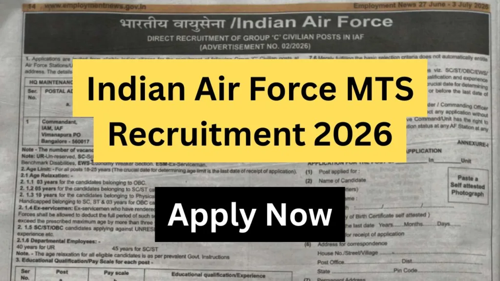 Indian Air Force MTS Recruitment 2026 (1)